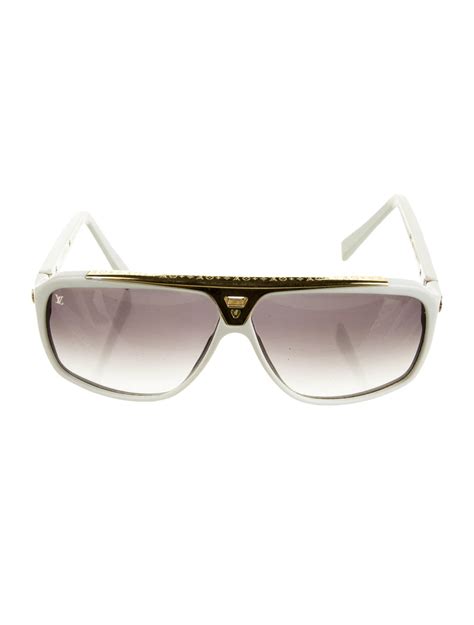 louis vuitton white aviator sunglasses|white lv sunglasses.